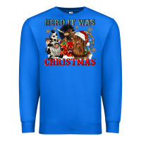 True Royal herd it was christmas Premium Sweatshirt - CowGirlArtShop