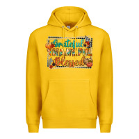 Thankful Grateful Blessed Premium Hoodie | Teevron