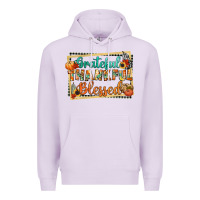 Lilac thankful grateful blessed Premium Hoodie - CowGirlArtShop