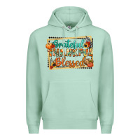Seafoam thankful grateful blessed Premium Hoodie - CowGirlArtShop