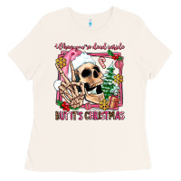 Bone when you're dead inside but it's christmas Ladies Tee - AdoDesignShop
