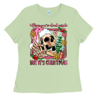 Matcha when you're dead inside but it's christmas Ladies Tee - AdoDesignShop