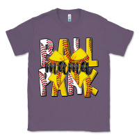 Lavender ball park mama Classic Tee - CowhideDigitalArt