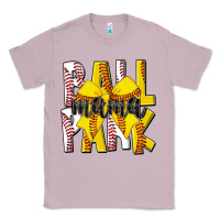 Lilac ball park mama Classic Tee - CowhideDigitalArt