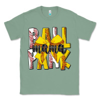 Sage ball park mama Classic Tee - CowhideDigitalArt