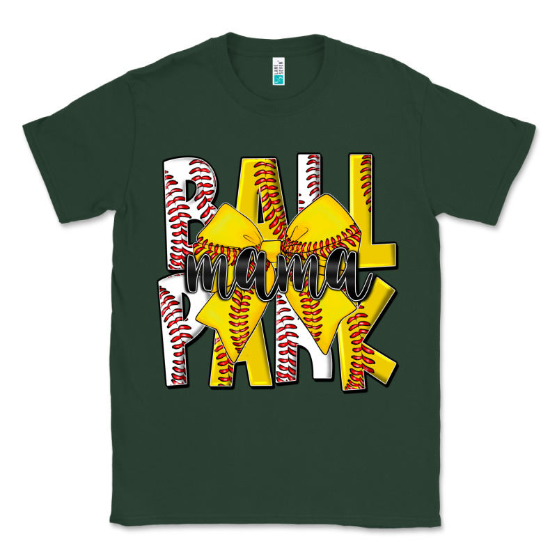 Ball Park Mama Classic Tee by CowhideDigitalArt | Teevron