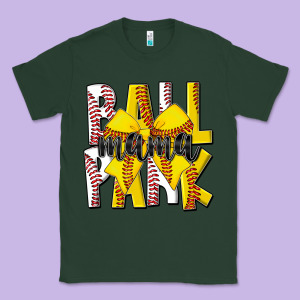 Ball Park Mama Classic Tee Designed By Cowhidedigitalart