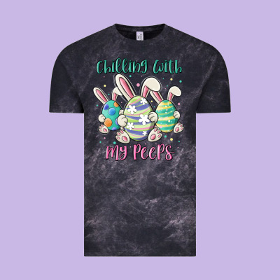 Chilling With My Peeps Vintage Tee Designed By Maliassmallbusiness