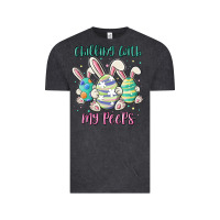 Vintage Black chilling with my peeps Vintage Tee - MaliasSmallBusiness