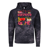 Cloud Black my teacher survived 100 days of me Vintage Hoodie - MaliasSmallBusiness