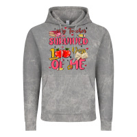 Cloud Rock my teacher survived 100 days of me Vintage Hoodie - MaliasSmallBusiness