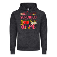 Vintage Black my teacher survived 100 days of me Vintage Hoodie - MaliasSmallBusiness