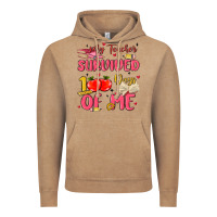 Vintage Coffee my teacher survived 100 days of me Vintage Hoodie - MaliasSmallBusiness