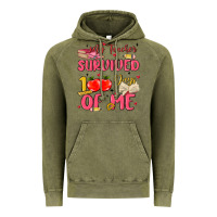 Vintage Olive my teacher survived 100 days of me Vintage Hoodie - MaliasSmallBusiness