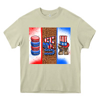 Mossy usa macaroon and boots Heavy Core Tee - AdoDesignShop