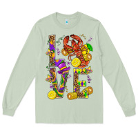 Matcha Love Crawfish Mardi Gras Long Sleeve Tee - BundleAndBundleShop