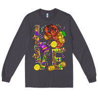 Smoke Love Crawfish Mardi Gras Long Sleeve Tee - BundleAndBundleShop