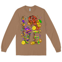 Toasted Coconut Love Crawfish Mardi Gras Long Sleeve Tee - BundleAndBundleShop