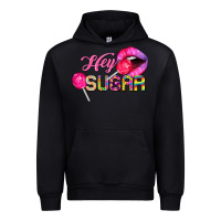 Black hey sugar valentine's day Urban Hoodie - FaDigitalArtStudio