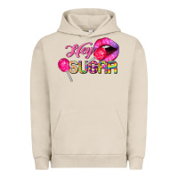 Pigment French Oak hey sugar valentine's day Urban Hoodie - FaDigitalArtStudio