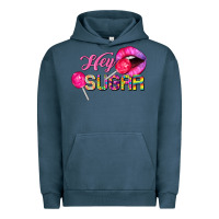 Pigment Midnight Navy hey sugar valentine's day Urban Hoodie - FaDigitalArtStudio