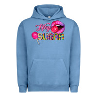 Pigment Pebble Blue hey sugar valentine's day Urban Hoodie - FaDigitalArtStudio
