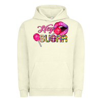 Pigment Pistachio hey sugar valentine's day Urban Hoodie - FaDigitalArtStudio