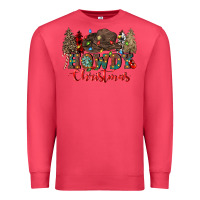 Cardinal howdy christmas Premium Sweatshirt - CowGirlArtShop
