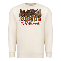 Sandshell howdy christmas Premium Sweatshirt - CowGirlArtShop