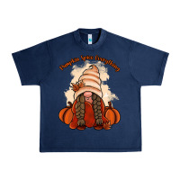 Navy Pumpkin spice every thing Urban Heavy Tee - NancyCooperArtShop