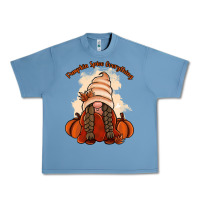 Pebble Blue Pumpkin spice every thing Urban Heavy Tee - NancyCooperArtShop
