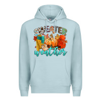Blue Mist weather Premium Hoodie - CowGirlArtShop