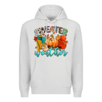 Dove Grey weather Premium Hoodie - CowGirlArtShop