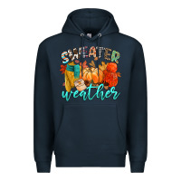 Navy weather Premium Hoodie - CowGirlArtShop