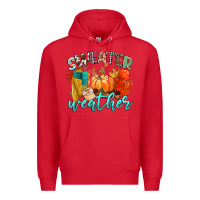 Red weather Premium Hoodie - CowGirlArtShop