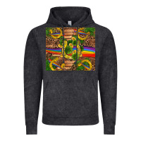 Vintage Black st patricks day horseshoe shamrock rainbow gold Vintage Hoodie - RanaPortraitStore