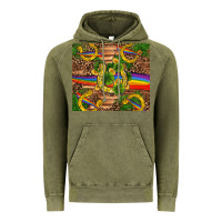 Vintage Olive st patricks day horseshoe shamrock rainbow gold Vintage Hoodie - RanaPortraitStore