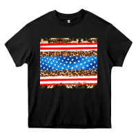 Black usa camouflage american flag Heavy Core Tee - AdoDesignShop