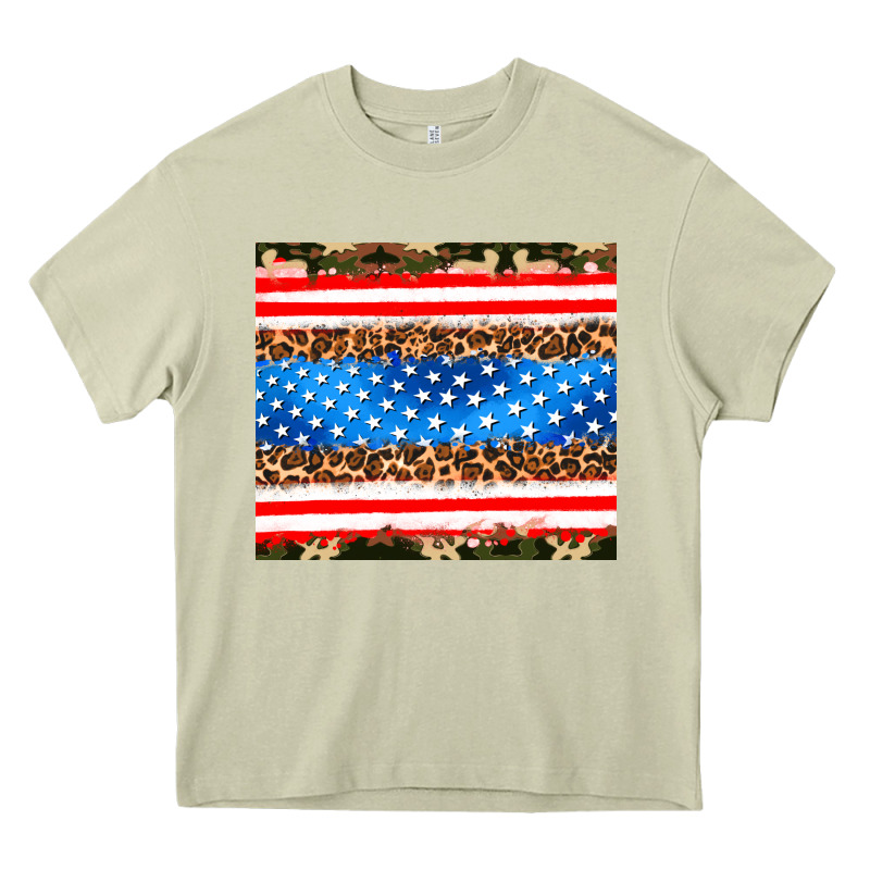Usa Camouflage American Flag Heavy Core Tee by AdoDesignShop | Teevron