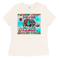 Just A Girl Who Loves Camping Ladies Tee | Teevron