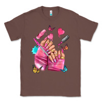 Chestnut pink nail art hand Classic Tee - NancyCooperArtShop