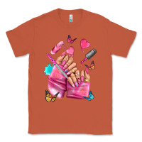 Copper pink nail art hand Classic Tee - NancyCooperArtShop