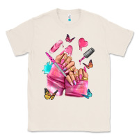Natural pink nail art hand Classic Tee - NancyCooperArtShop