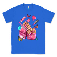True Royal pink nail art hand Classic Tee - NancyCooperArtShop