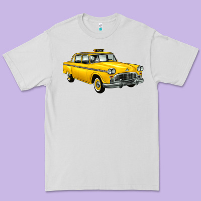 Taxi Cab Premium Tee Designed By Artiststas
