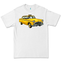 White taxi cab Premium Tee - Artiststas