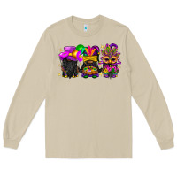 Mushroom Mardi Gras afro gnomies Long Sleeve Tee - BundleAndBundleShop