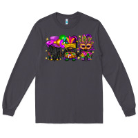 Smoke Mardi Gras afro gnomies Long Sleeve Tee - BundleAndBundleShop