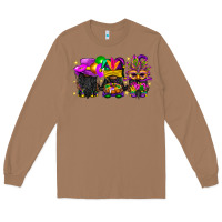 Toasted Coconut Mardi Gras afro gnomies Long Sleeve Tee - BundleAndBundleShop