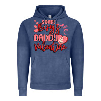 Vintage Denim sorry boys daddy is my valentine Vintage Hoodie - MaliasSmallBusiness